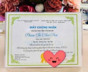 chung chi tien tieu hoc 3