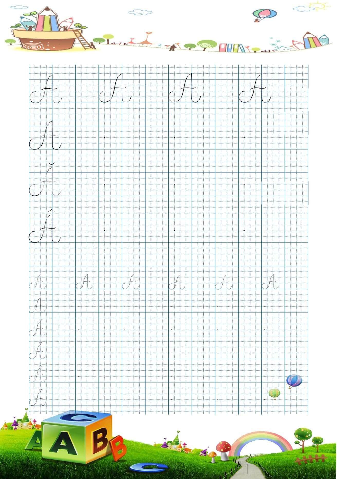 file tap to chu in hoa lop 1