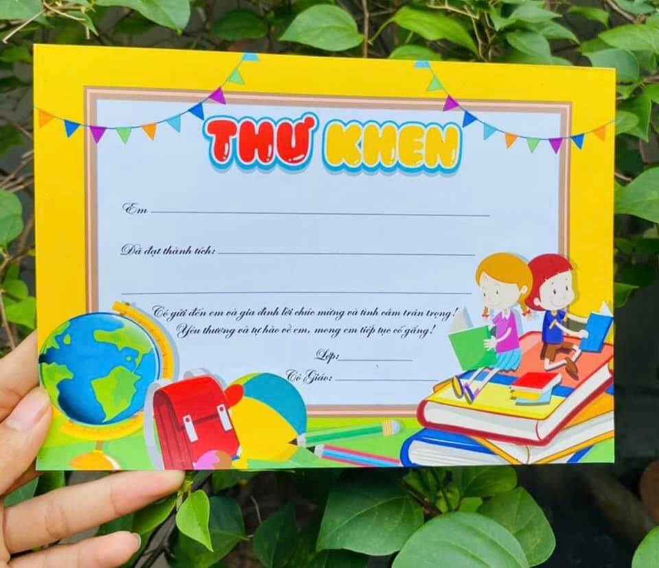 Mẫu Thư Khen Học Sinh Tiểu Học Thư khen là gì?